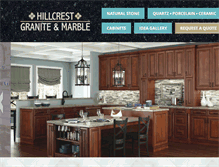 Tablet Screenshot of hillcrestgranitemarble.com